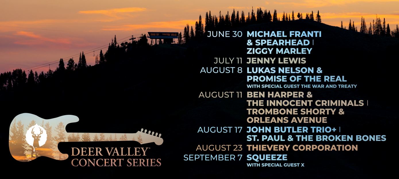 Deer Valley Concert Series Line Up 2019